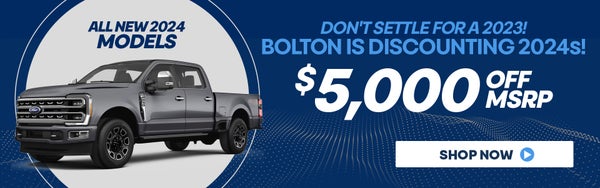 $5,000 OFF MSRP on All New 2024 F-250s